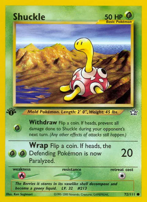Shuckle, Neo Genesis 72/111