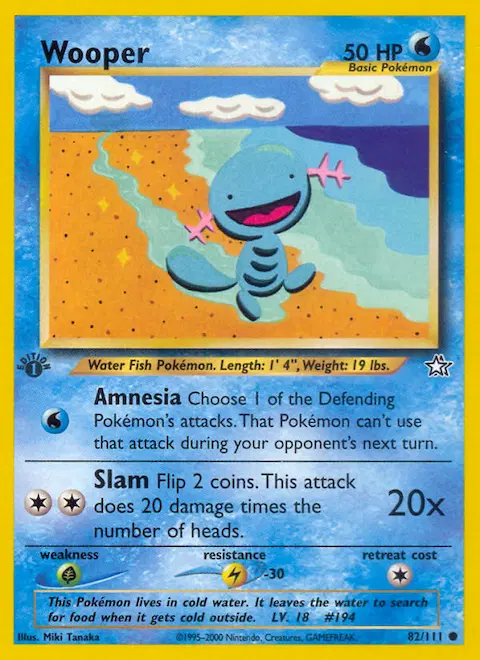 Wooper, Neo Genesis 82/111