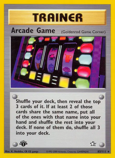 Arcade Game, Neo Genesis 83/111