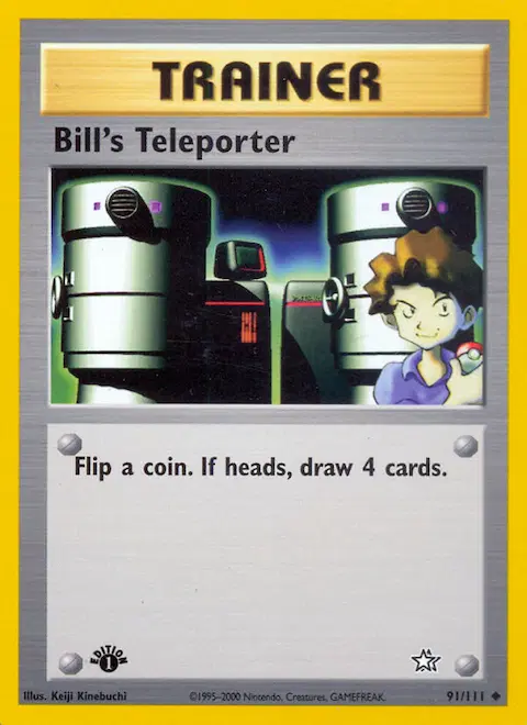 Bill's Teleporter, Neo Genesis 91/111