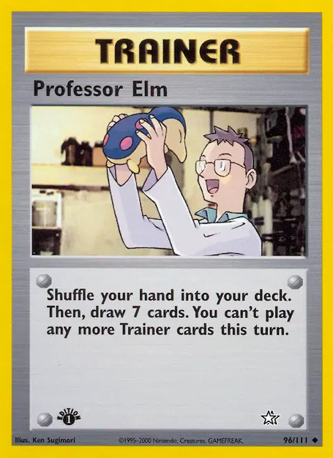 Professor Elm, Neo Genesis 96/111