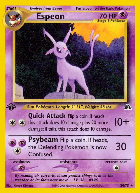 Espeon, Neo Discovery 20/75