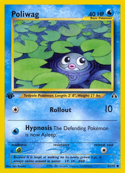 Poliwag, Neo Discovery 62/75