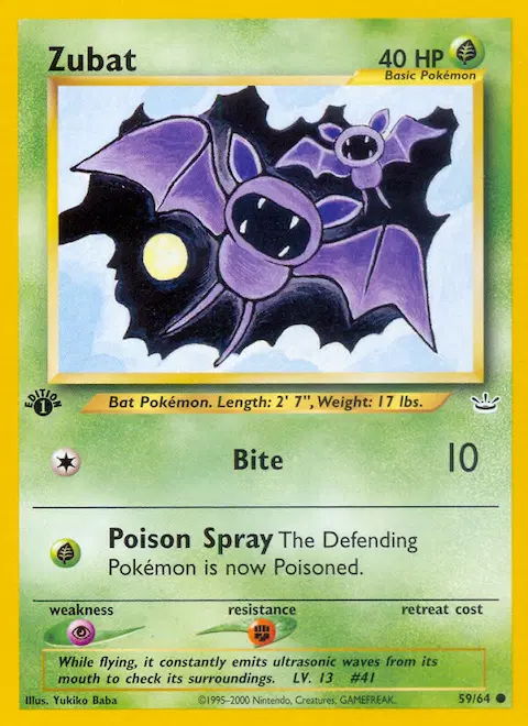 Zubat, Neo Revelation 59/64