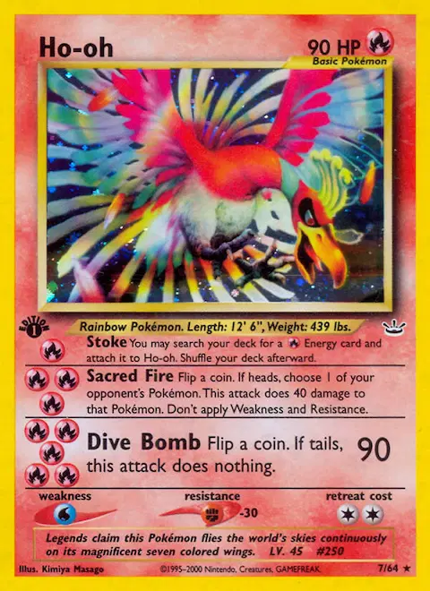 Ho-oh, Neo Revelation 7/64
