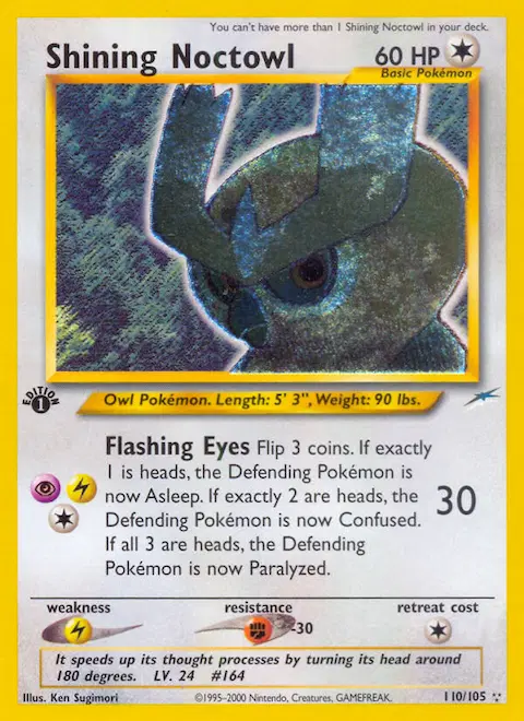 Shining Noctowl, Neo Destiny 110/105