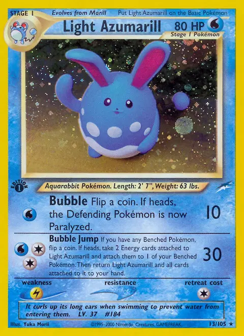 Light Azumarill, Neo Destiny 13/105