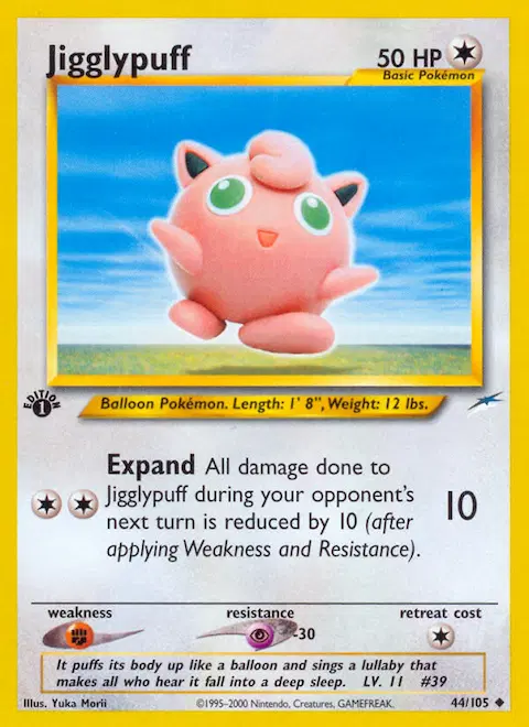 Jigglypuff, Neo Destiny 44/105