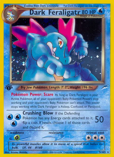 Dark Feraligatr, Neo Destiny 5/105