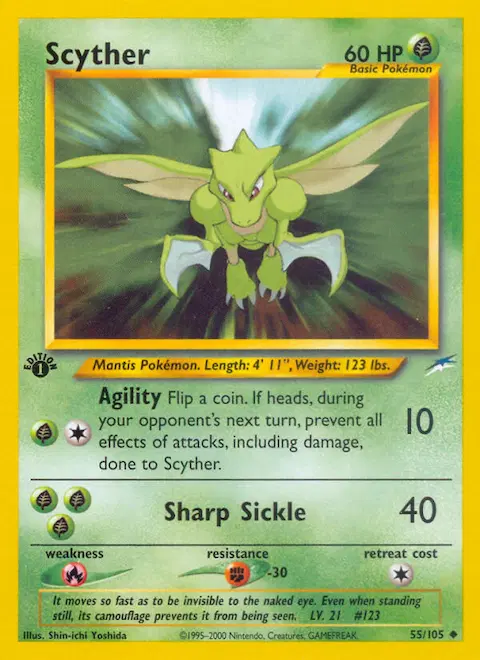Scyther, Neo Destiny 55/105