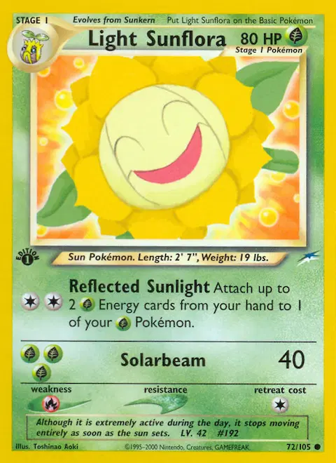 Light Sunflora, Neo Destiny 72/105