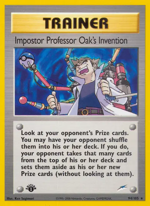 Impostor Professor Oak's Invention, Neo Destiny 94/105
