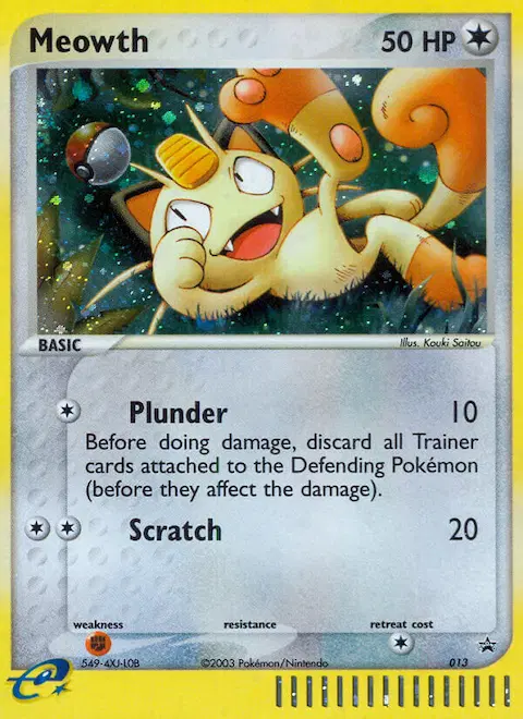 Meowth, Nintendo Black Star Promos 13/40