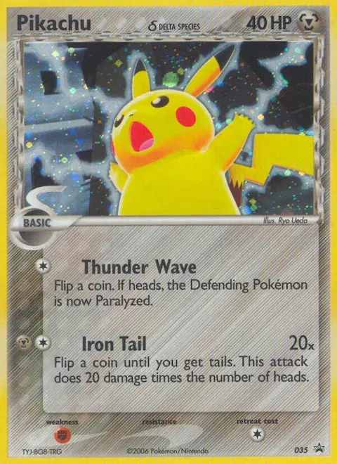 Pikachu δ, Nintendo Black Star Promos 35/40