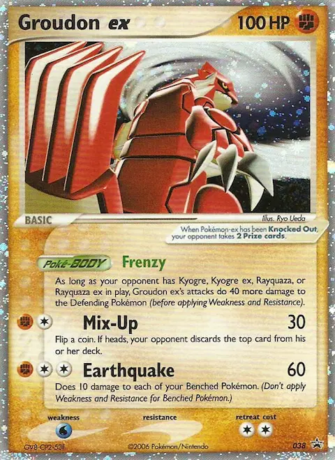 Groudon ex, Nintendo Black Star Promos 38/40