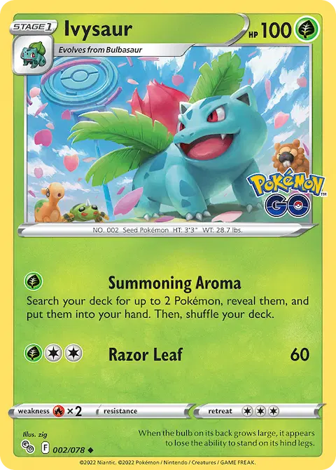 Ivysaur, Pokémon GO 002/078