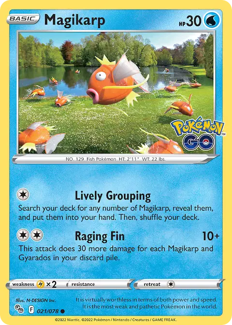 Magikarp, Pokémon GO 021/078
