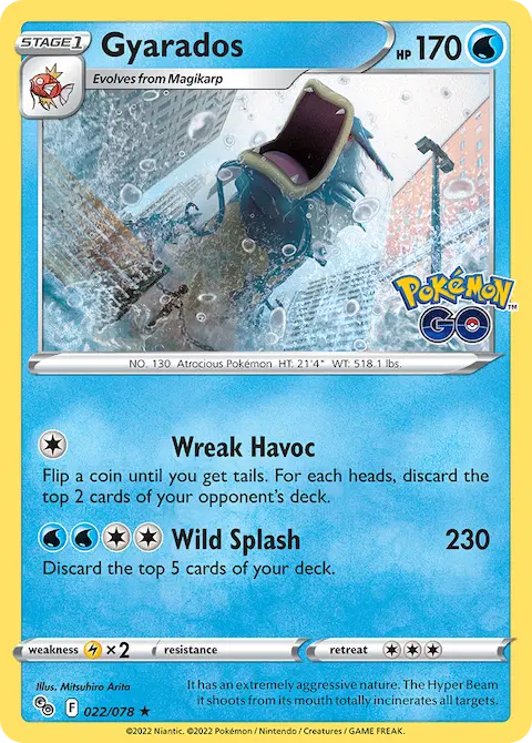 Gyarados, Pokémon GO 022/078