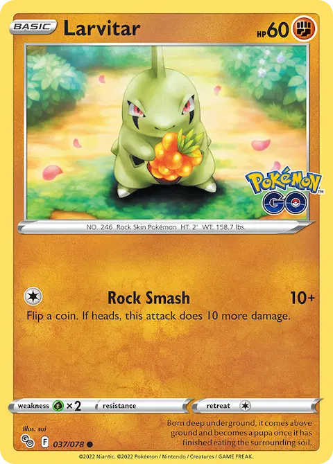 Larvitar, Pokémon GO 037/078