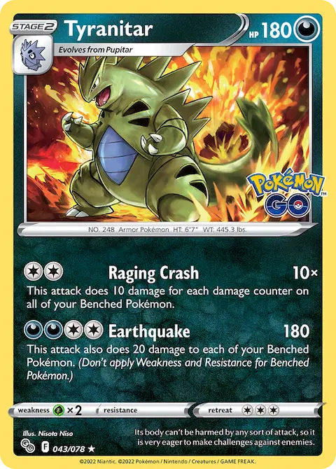 Tyranitar, Pokémon GO 043/078