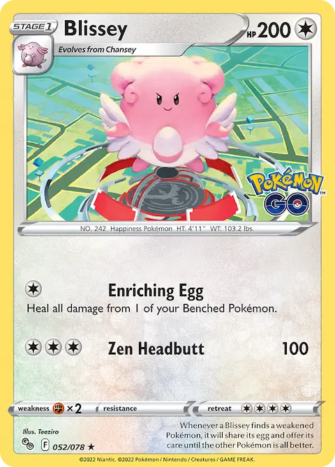 Blissey, Pokémon GO 052/078