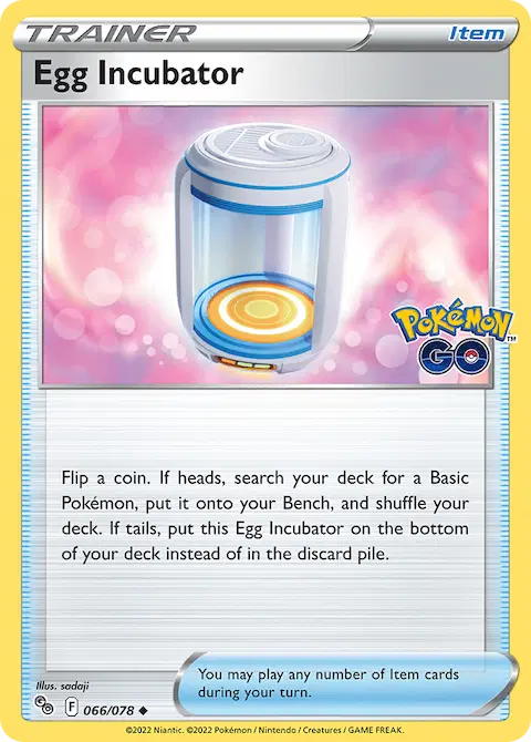 Egg Incubator, Pokémon GO 066/078