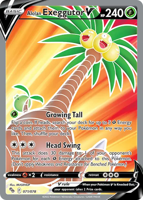 Alolan Exeggutor V, Pokémon GO 071/078