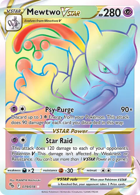 Mewtwo VSTAR, Pokémon GO 079/078
