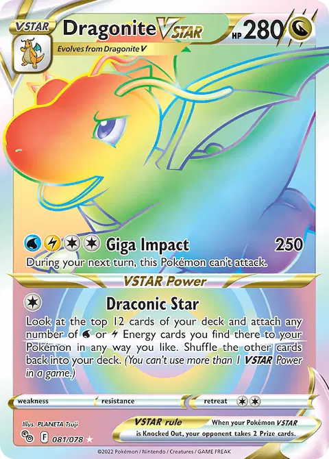 Dragonite VSTAR, Pokémon GO 081/078