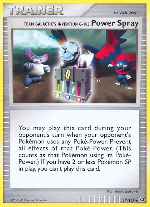 Team Galactic's Invention G-103 Power Spray, Platinum 117/127