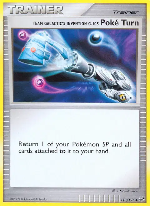Team Galactic's Invention G-105 Poké Turn, Platinum 118/127