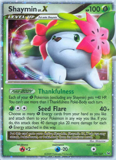 Shaymin LV.X, Platinum 126/127