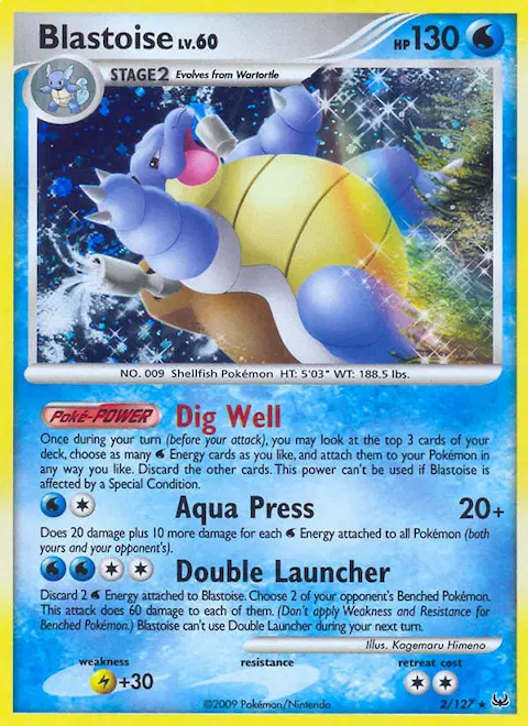 Blastoise, Platinum 2/127