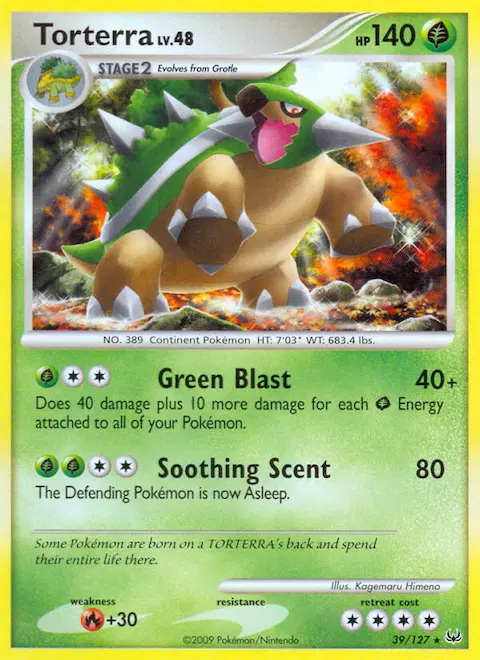 Torterra, Platinum 39/127