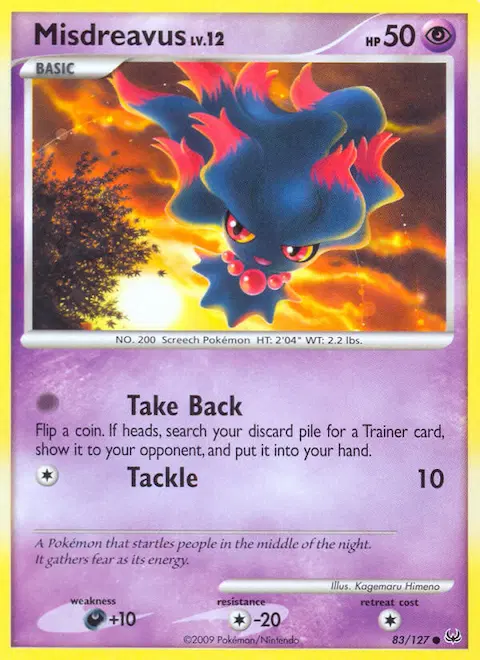 Misdreavus, Platinum 83/127