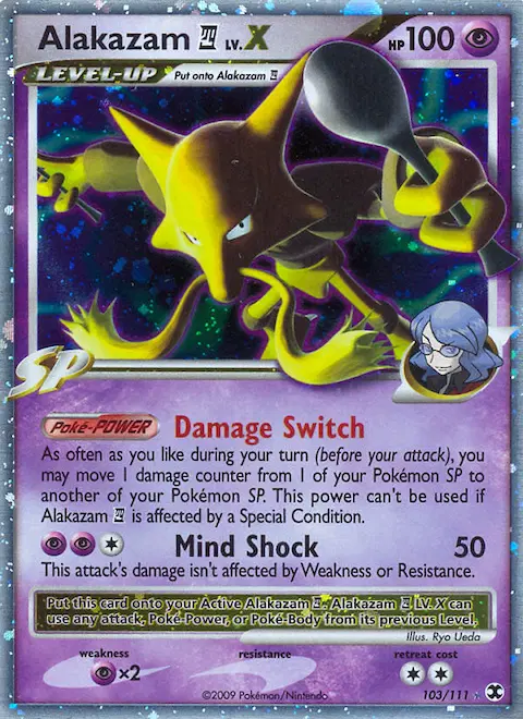 Alakazam E4 LV.X, Rising Rivals 103/111
