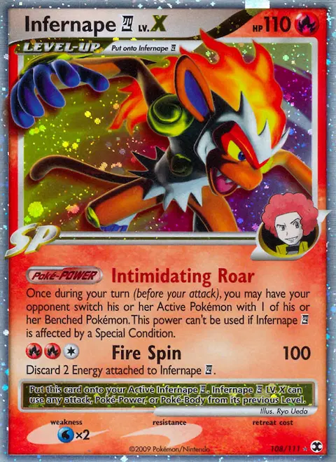 Infernape E4 LV.X, Rising Rivals 108/111