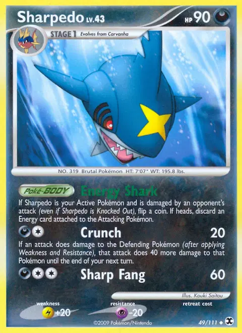 Sharpedo, Rising Rivals 49/111