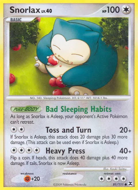 Snorlax, Rising Rivals 81/111