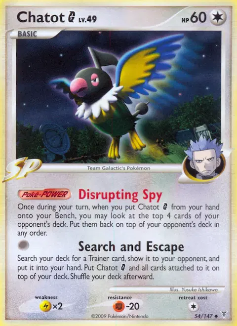 Chatot G, Supreme Victors 54/147