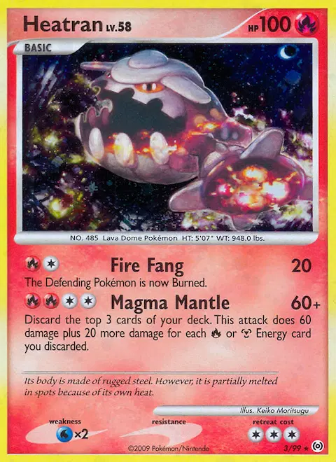 Heatran, Arceus 3/99