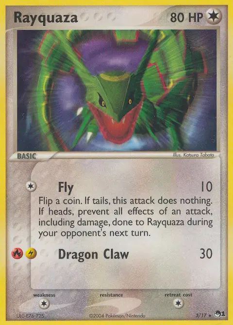Rayquaza, POP Series 1 3/17