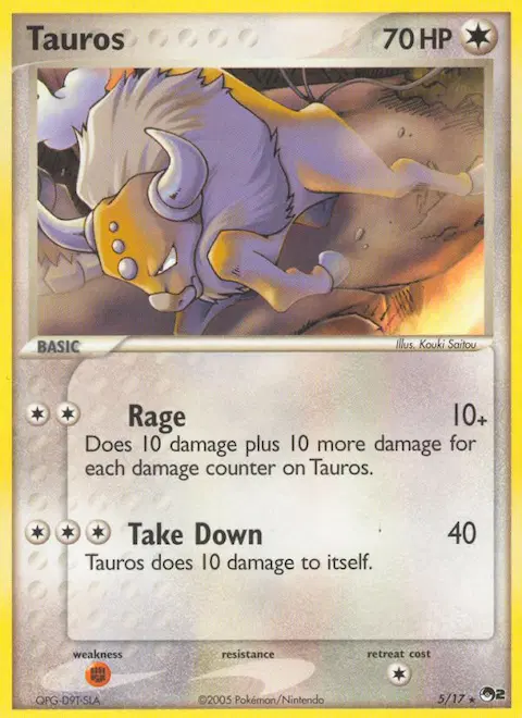 Tauros, POP Series 2 5/17