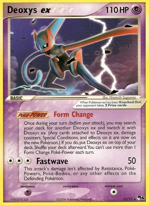 Deoxys ex, POP Series 4 17/17