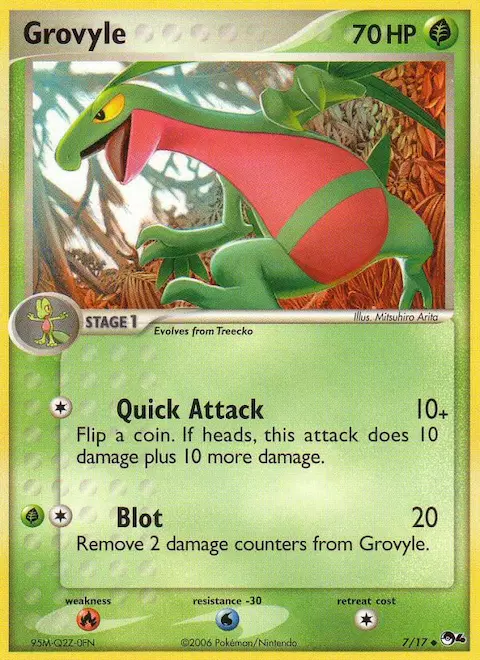 Grovyle, POP Series 4 7/17