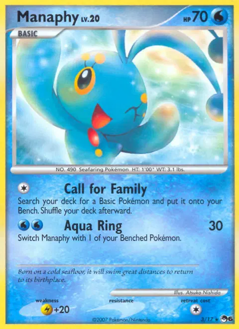 Manaphy, POP Series 6 3/17