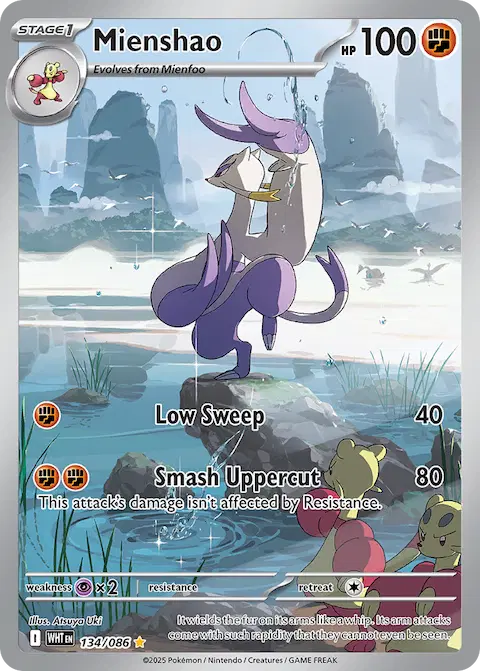Mienshao, White Flare 134/086