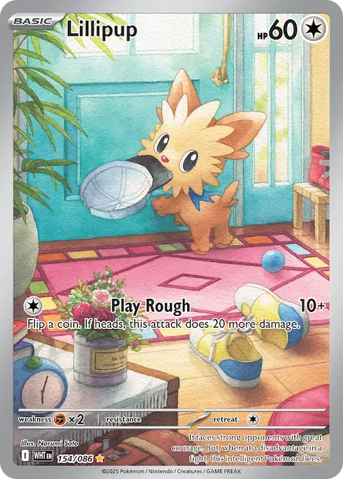 Lillipup, White Flare 154/086