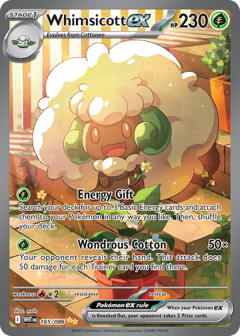 Whimsicott ex, White Flare 165/086