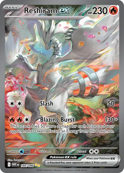 Reshiram ex, White Flare 166/086